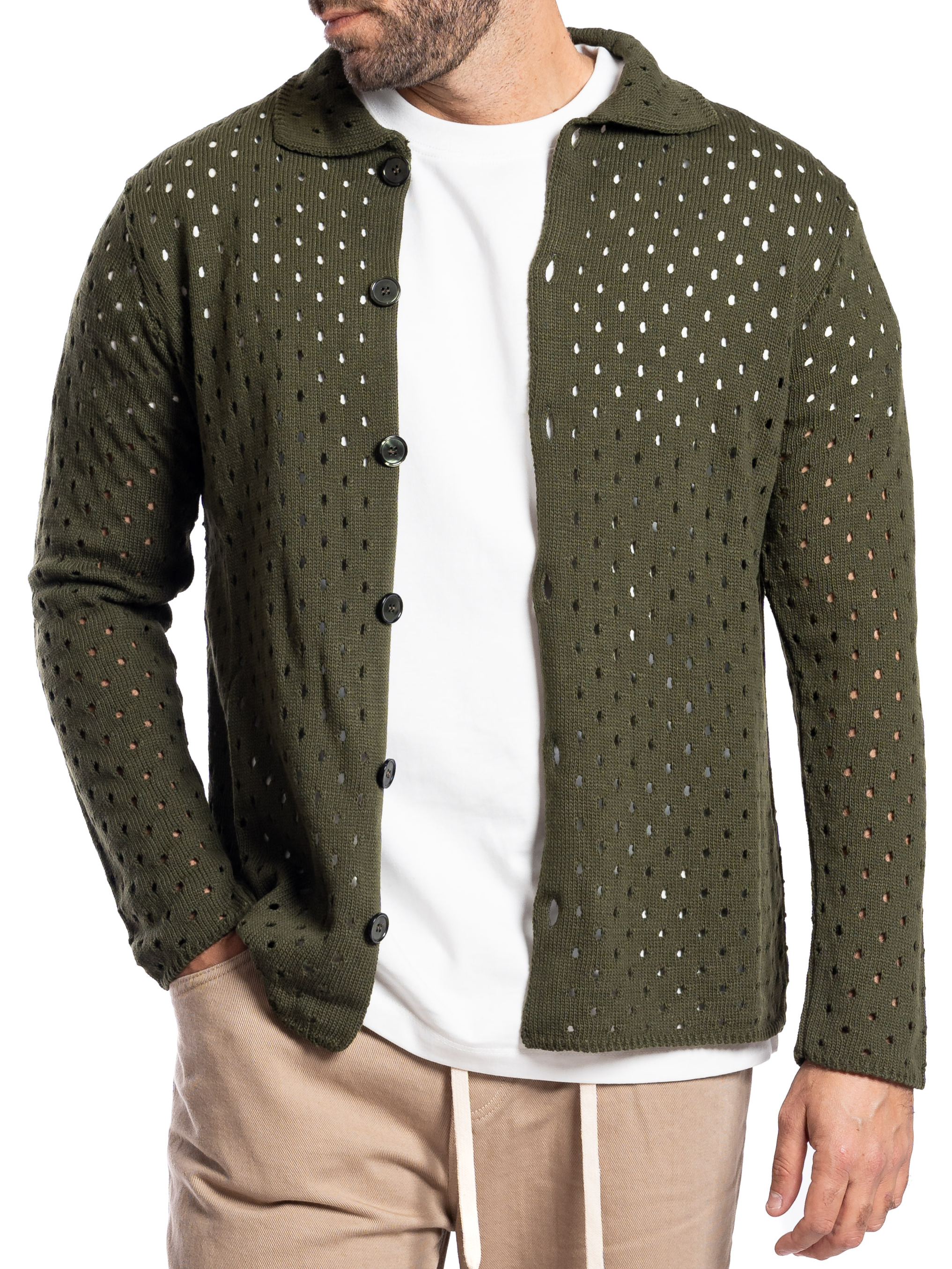 Cardigan Perforated